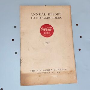 1948 Coca Cola Report to Stockholders